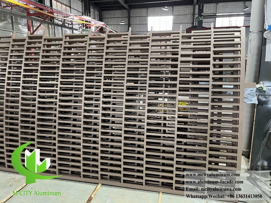 PVDF metallo rivestimento pannelli di alluminio a lamiera perforata per la decorazione degli edifici