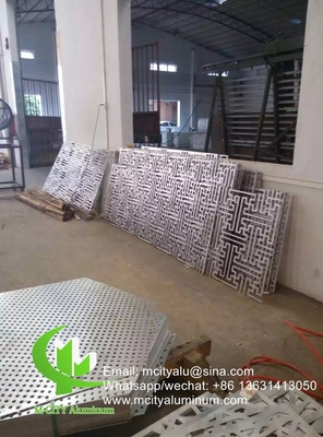 Cina pannello murario a tenda in alluminio realizzato in Cina pannello murario di facciata rivestimento