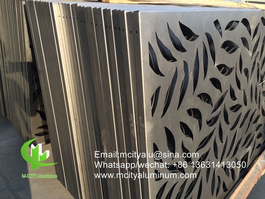 Fogli di alluminio perforati formati pannelli di rivestimento pannelli metallici solidi