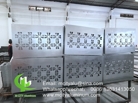 Cina fabbrica super resistente in polvere rivestito di alluminio CNC perforato pannello decorativo per facciata pannello murario pannello rivestimento