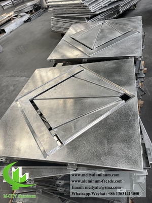 pannello di rivestimento metallico impermeabile facciate in alluminio alluminio solido