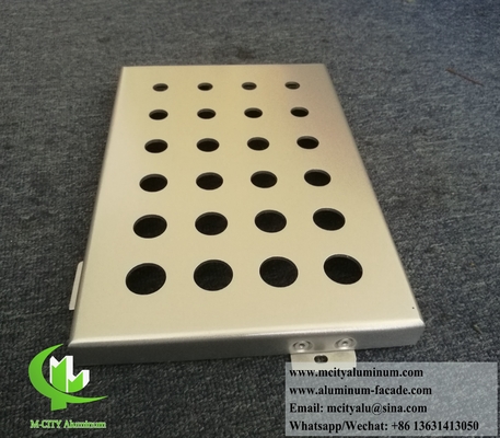 pannelli per rivestimento di pareti esterne di lamiera di alluminio pannelli perforati con rivestimento PVDF