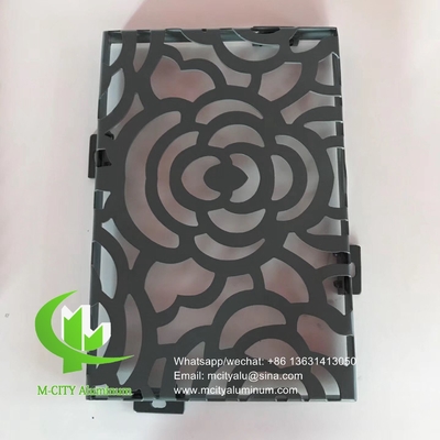Akzo Nobel Perforato 3mm Metallo alluminio facciata 3d rivestimento di facciata a disegno