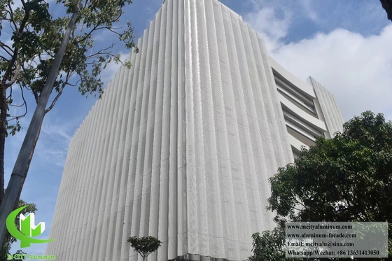 Sistema di facciate metalliche perforate architettoniche pannello di rivestimento in alluminio