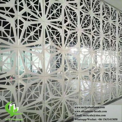 Pannelli di alluminio con rivestimento in metallo 3D con disegni di taglio CNC