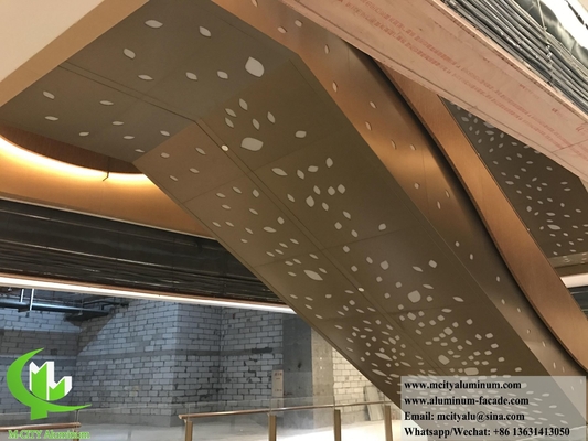 pannello di rivestimento metallico impermeabile facciate in alluminio alluminio solido