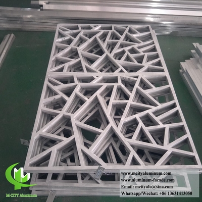 Pannello inciso in alluminio scolpito CNC per la decorazione dei rivestimenti murali delle facciate