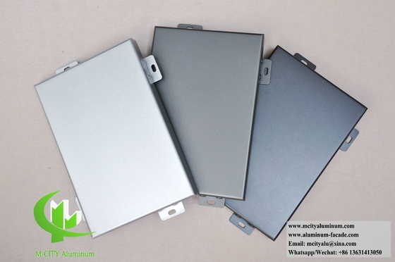 pannello di rivestimento metallico impermeabile facciate in alluminio alluminio solido