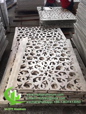 lamiera perforata di alluminio metallico, vetrina per la protezione della privacy, rivestimento della facciata, lamiera pieghevole di spessore 2,5 mm per la decorazione