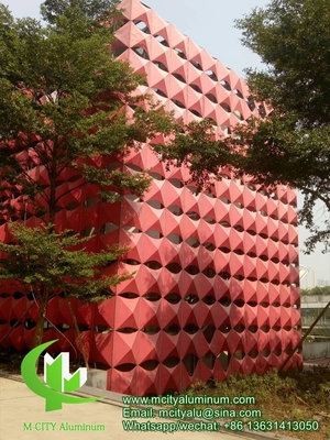 3d metallo schermo da giardino in alluminio schermo privacy metallo facciata rivestimento foglio 2,5m decorazione parete facciata