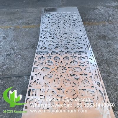 Architettura panello di rivestimento in alluminio musulmano facciata foglio di parete edilizia esterna facciata per facciata esterna