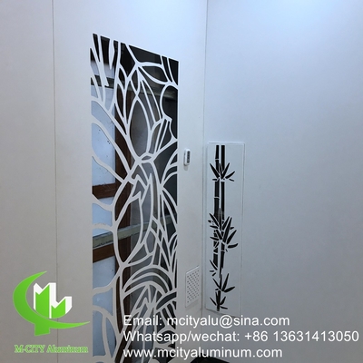 stile moda schermo di privacy in alluminio lamiera di rivestimento metallo facciata spessore 2,5 mm per decorazione facciata muro tenda