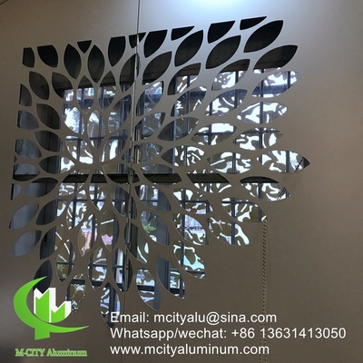 stile moda schermo di privacy in alluminio lamiera di rivestimento metallo facciata spessore 2,5 mm per decorazione facciata muro tenda