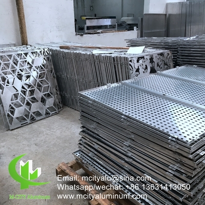 schermo per la privacy in alluminio stile moda lamiera per schermo in metallo spessore 10 mm per la decorazione delle partizioni