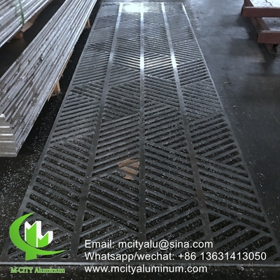 schermo per la privacy in alluminio stile moda lamiera per schermo in metallo spessore 10 mm per la decorazione delle partizioni