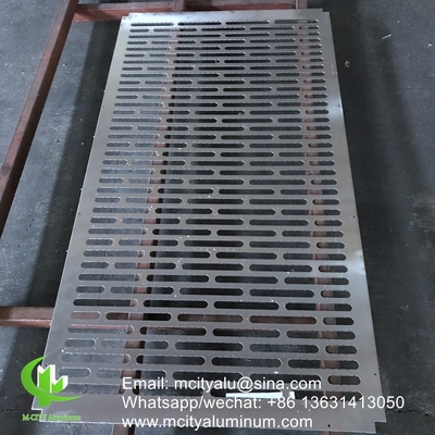 pannello di alluminio perforato pannello di parete facciata pannello di rivestimento della parete copertura esterna del edificio per la facciata esterna del edificio