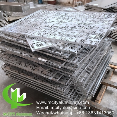 lamiera perforata di alluminio per rivestimento di pareti di facciata, pannelli di rivestimento di edifici esterni per edifici o soffitti