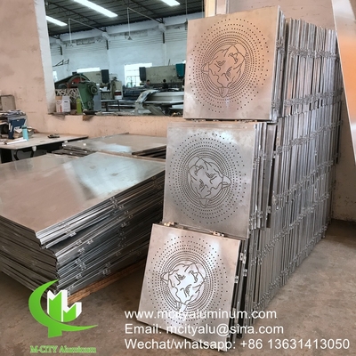 pannello perforato in alluminio pannello di rivestimento per pareti di facciata in alluminio con supporto per edifici o soffitti