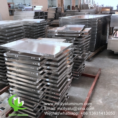 3 mm pannello decorativo di facciata rivestito in alluminio per la parete tenda facciata rivestito pannello murario schermo perforato