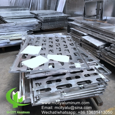 2 mm pannello decorativo per facciata perforata in alluminio per rivestimento di facciata per pareti a tenda pannello murario perforato