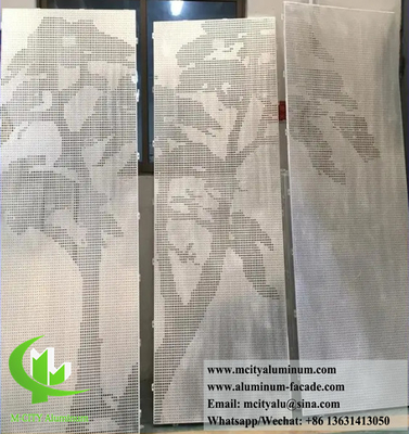 Faccata di alluminio perforato personalizzabile Facile installazione e manutenzione