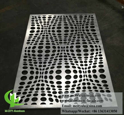 Rivestimento di colonne metalliche con modello di taglio laser foglio di metallo CNC