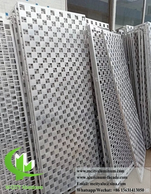 Pannelli solidi in alluminio da 3 mm con modello di perforazione per decorazioni murali