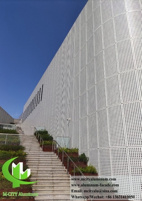Architettura pannelli di rivestimento in metallo schermo in alluminio sistema di facciata centro commerciale