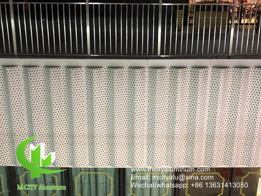 pannelli perforati in alluminio facciata rivestimento murale pannello esterno copertura edilizia per edificio o soffitto