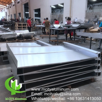 rivestimento in alluminio CNC facciata parete rivestimento esterno edificio tenda parete modellato facciata soffitto