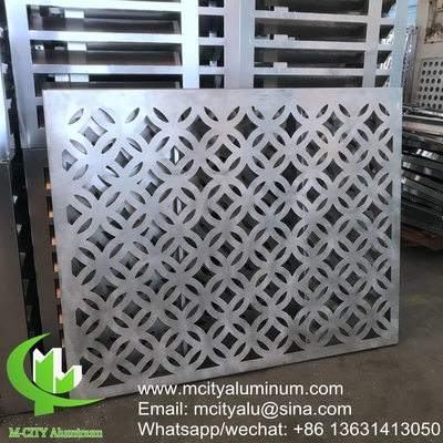 Pannello di rivestimento della parete della facciata in alluminio perforato, copertura anteriore esterna dell'edificio per la parete tenda dell'edificio