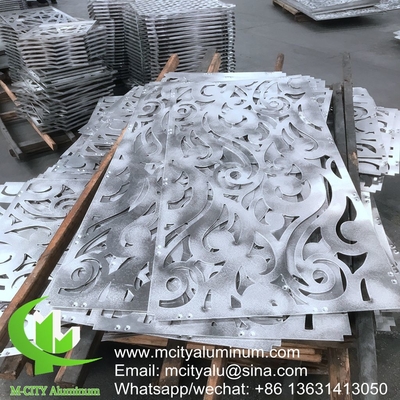 Pannello di rivestimento della parete della facciata in alluminio perforato, copertura anteriore esterna dell'edificio per la parete tenda dell'edificio