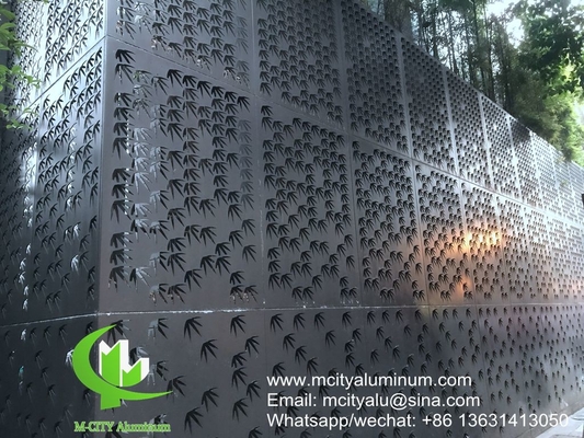 Faccata incisa a CNC facciata in alluminio facciata decorativa rivestimento murario esterno edificio tenda muro facciata a disegno soffitto