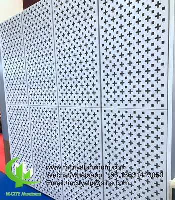 pannelli di alluminio perforati facciata pannello di rivestimento della parete copertura esterna dell'edificio per la parete tenda di costruzione