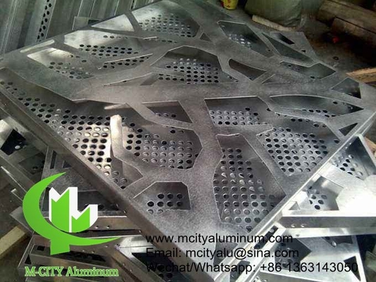 Architettura pannello di rivestimento in alluminio perforato facciata foglio di parete facciata edilizia esterna per facciata esterna