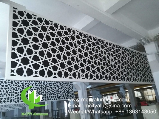 Architettura panello di rivestimento in alluminio musulmano facciata foglio di parete edilizia esterna facciata per facciata esterna