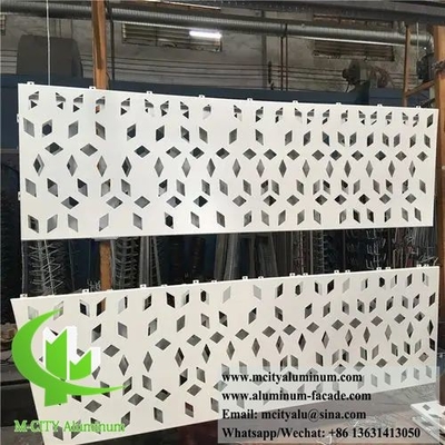Pannelli solidi in alluminio da 3 mm con modello di perforazione per decorazioni murali
