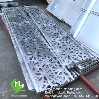pannello di taglio laser in alluminio metallico per rivestimenti di facciate di edilizia