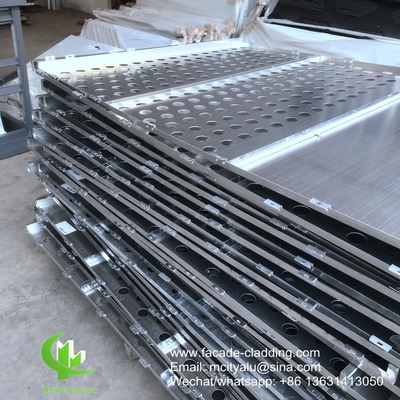 pannello perforato in alluminio inciso utilizzato per la facciata esterna dell'edificio per la copertura esterna