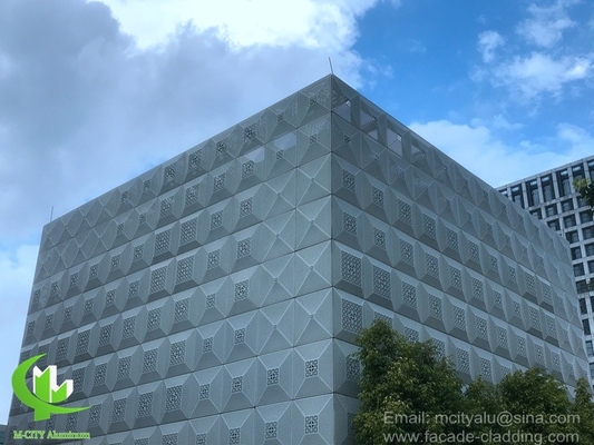 Rivestimenti perforati in alluminio architettonico con disegni d'arte