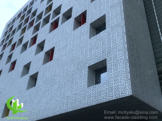 Rivestimenti perforati in alluminio architettonico con disegni d'arte