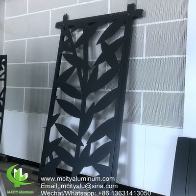 PVDF Disegni perforati in alluminio metallico utilizzati per la decorazione delle facciate degli edifici