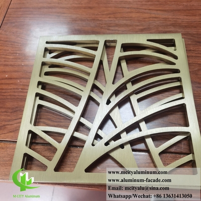 Finitura di ferro tagliato al laser, verniciata con decorazioni a modello
