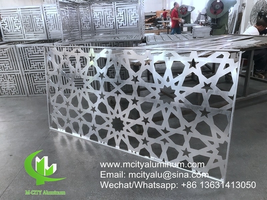 Rivestimenti per facciate di pannelli di alluminio perforati a disegno per pareti di tenda di pannelli di alluminio massicci per rivestimenti di facciate