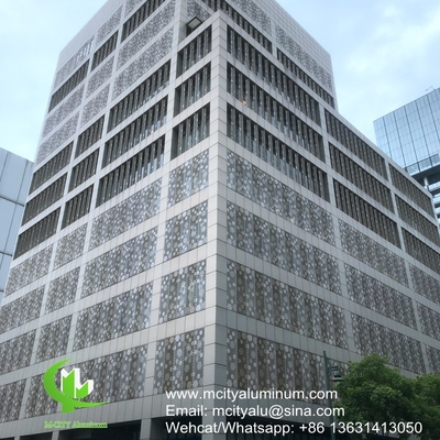PVDF pannello massiccio in alluminio metallico utilizzato per la decorazione delle facciate degli edifici