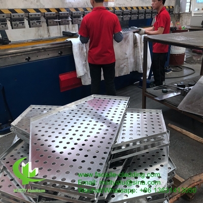 guangdong rivestimento in polvere di alluminio metallico per rivestimento esterno di facciata