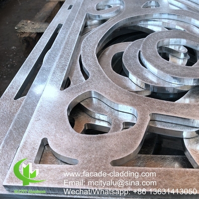 3 mm Rivestimento in polvere di pannelli perforati in alluminio metallico per rivestimento esterno di facciate