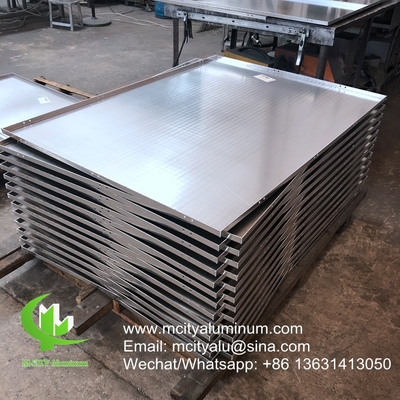 3 mm Rivestimento in polvere di pannelli perforati in alluminio metallico per rivestimento esterno di facciate