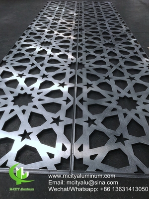 Cina PVDF lamiera perforata di alluminio metallico utilizzata per facciata esterna edilizia audi
