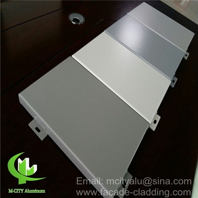 Rivestimento per pareti metalliche pannello di alluminio massiccio schermo metallico per decorazione di facciate di pareti